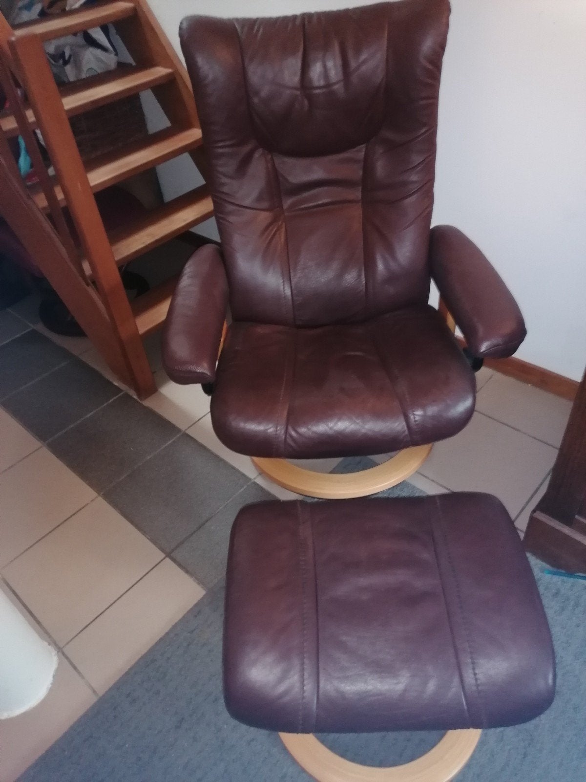 fauteuils relax Stressless, Ophalen, Leer