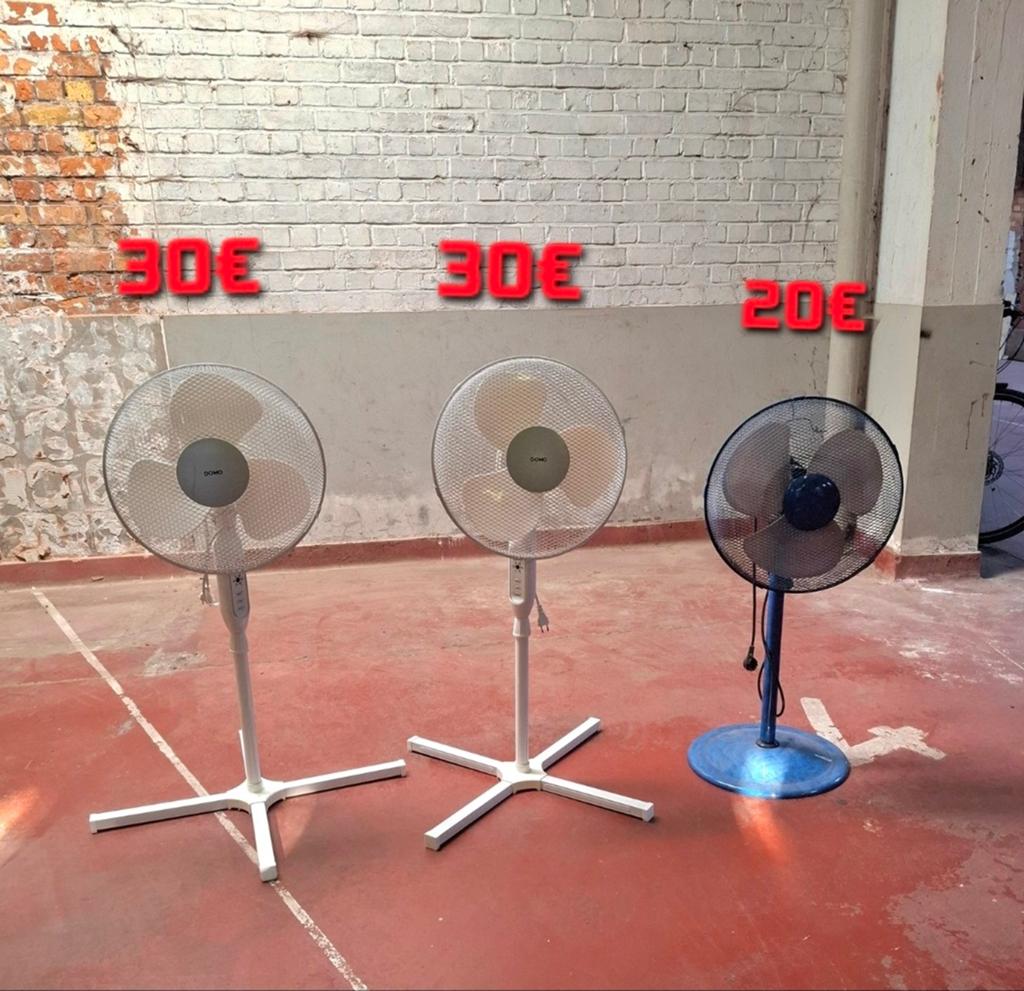 3 Ventilatoren, Electroménager, Ventilateurs, Enlèvement