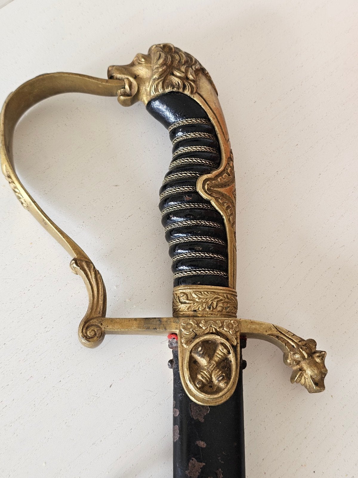 Keizerlijk Duits Leeuwenkop Cavalerieofficierszwaard, Ophalen of Verzenden