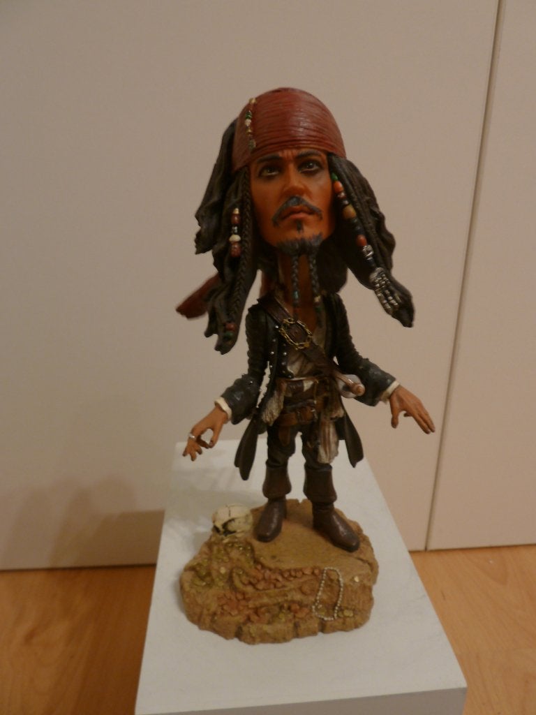 Headknockers Jack Sparrow, Verzamelen, Ophalen of Verzenden, Zo goed als nieuw, Film, Beeldje, Replica of Model