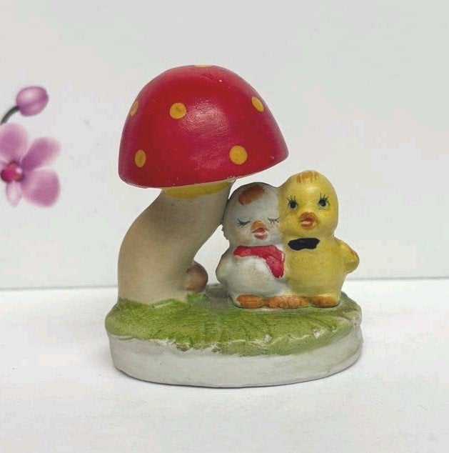 🍄 Paddenstoel Beeldje 🍄, Ophalen of Verzenden, Zo goed als nieuw