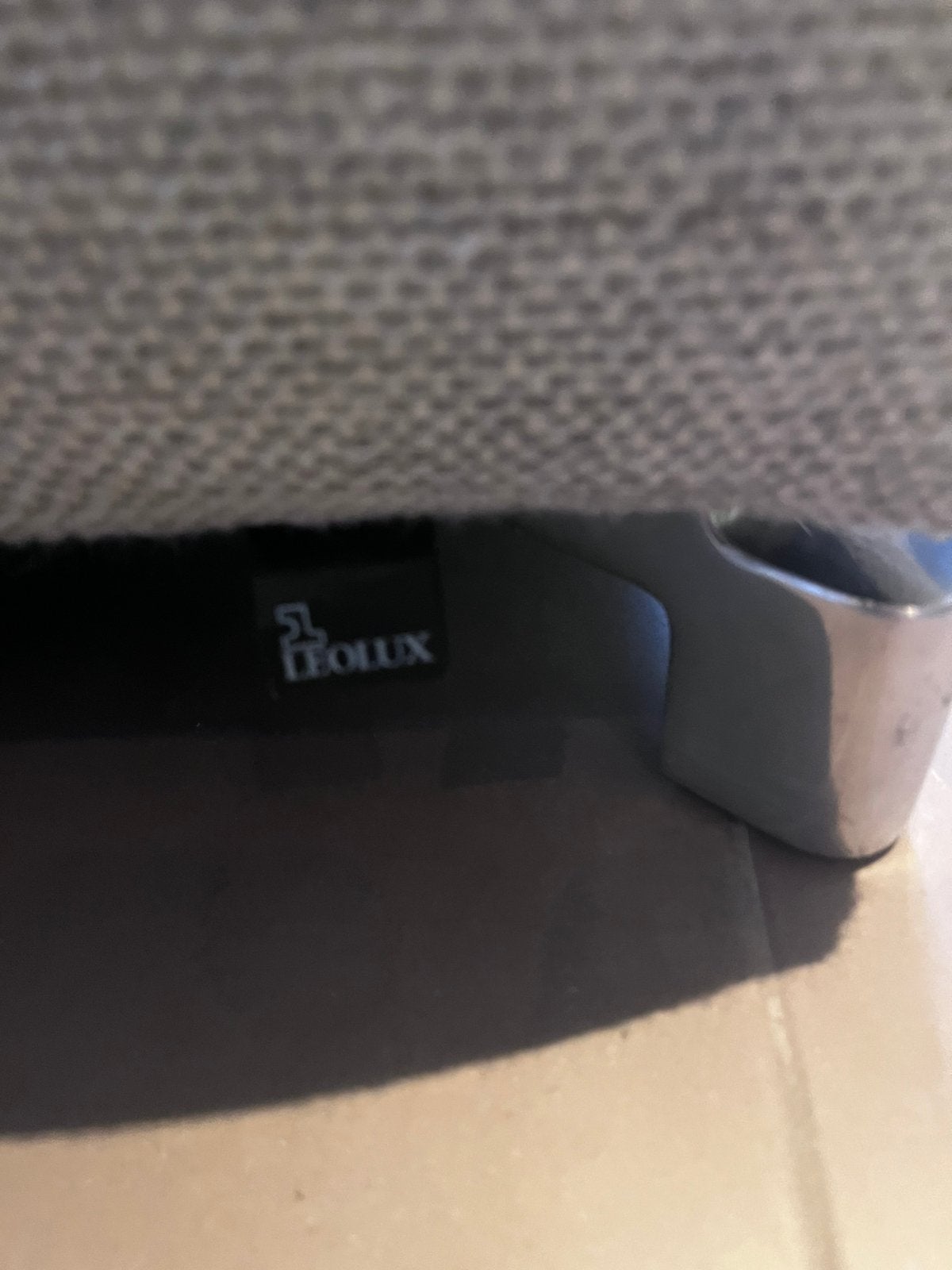 Leolux poef grijs gemêleerd, Enlèvement, Comme neuf