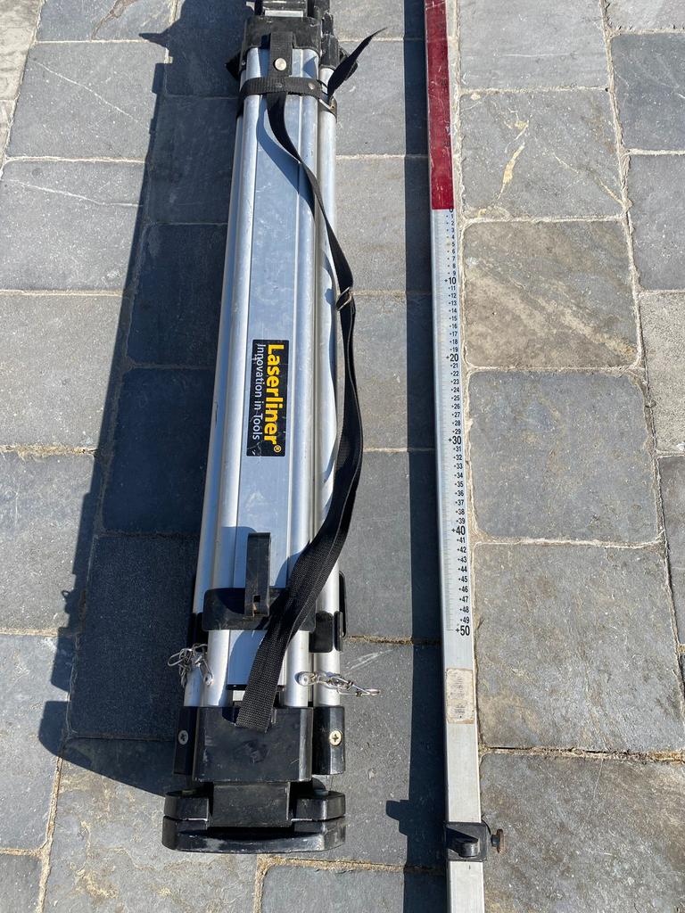 Laser statief, Ophalen, Gebruikt