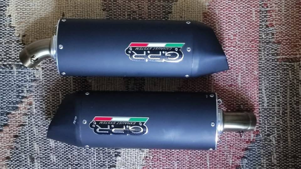 Silencieux GPR FURORE NERO DOUBLE Ducati Monster, Enlèvement, Comme neuf