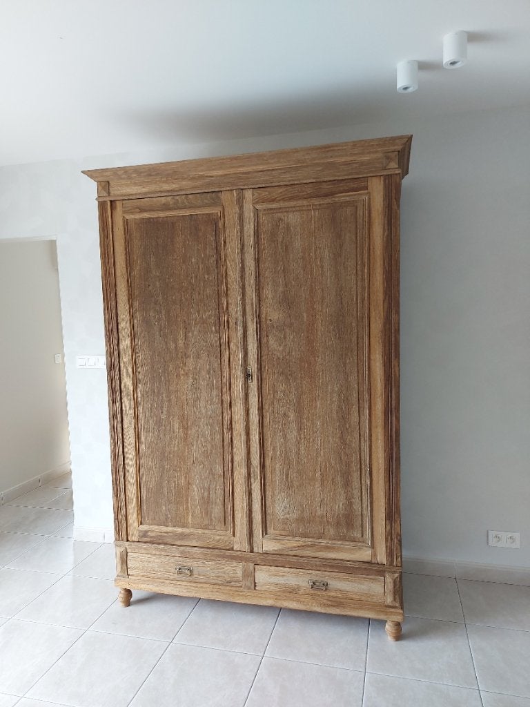 Mooie eiken,olmen kast met legplakken, Antiek en Kunst, Ophalen