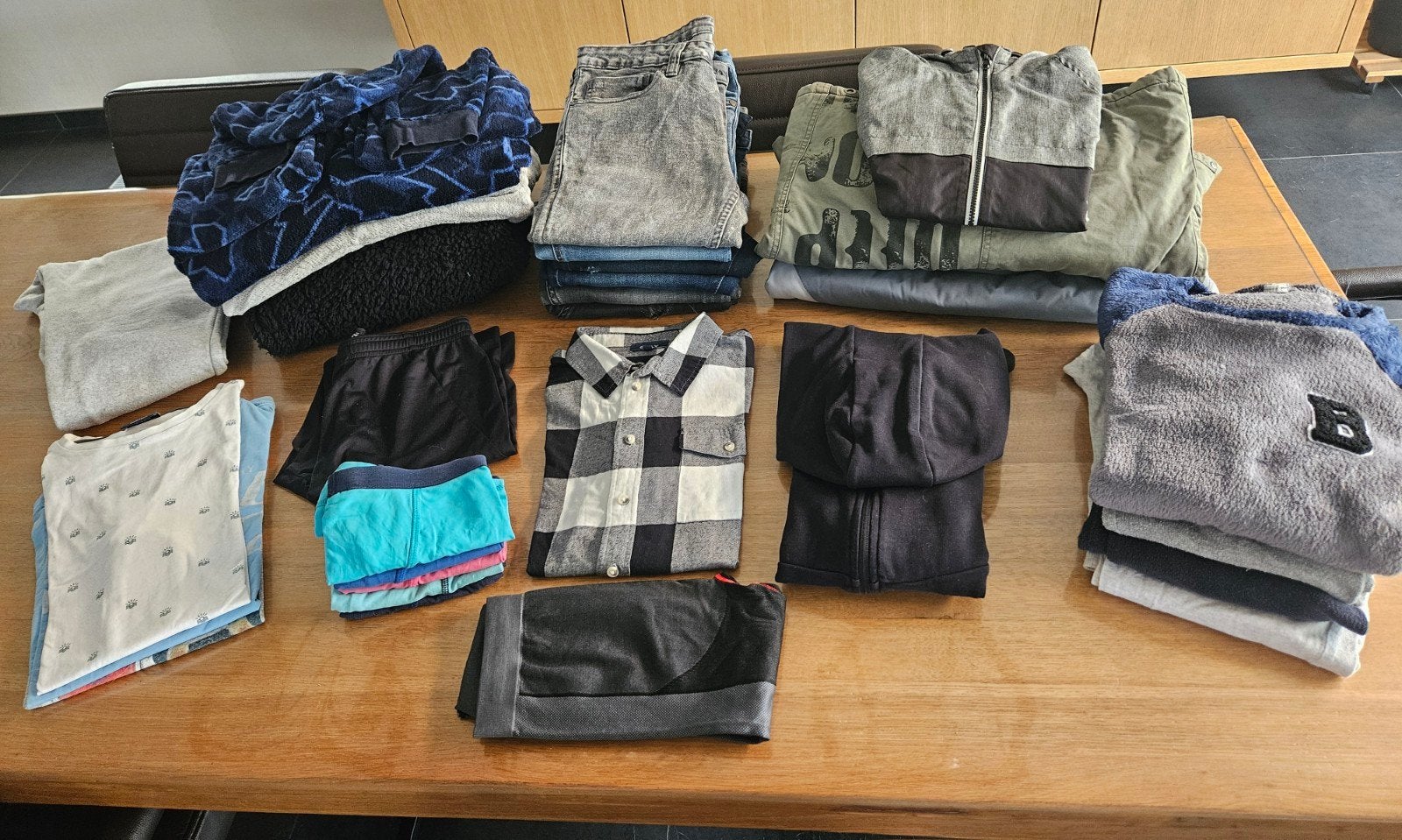 Groot jongens kledingpakket, Enlèvement ou Envoi, Utilisé, Taille 158