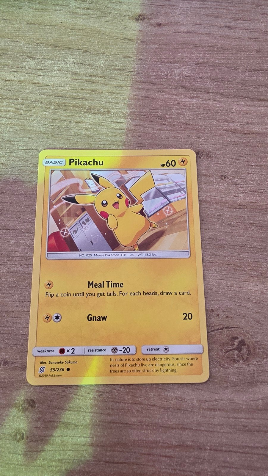 pikachu 55/236, Ophalen