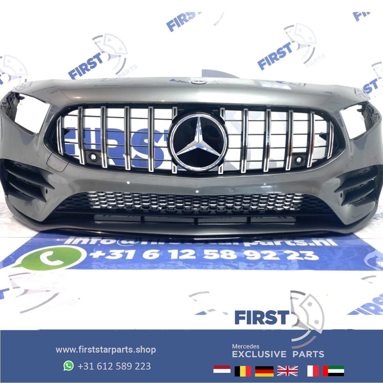 W177 V177 AMG VOORBUMPER ORIGINEEL Mercedes A Klasse 2018-20, Auto-onderdelen, Gebruikt, -, Voor, Ophalen of Verzenden
