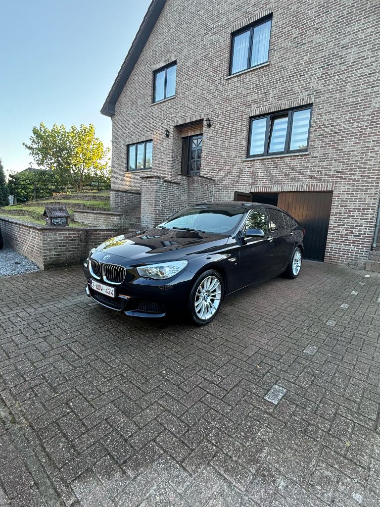 Bmw 520 GT 2015 Automaat M-Pack, Auto's, Achterwielaandrijving, 4 cilinders, Blauw, Leder