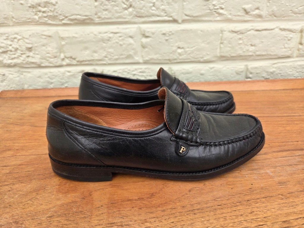 Zwarte herenschoenen, loafers maat 42, Vêtements | Hommes, Pitti Shoes Firenze, Enlèvement ou Envoi, Comme neuf, Flâneurs