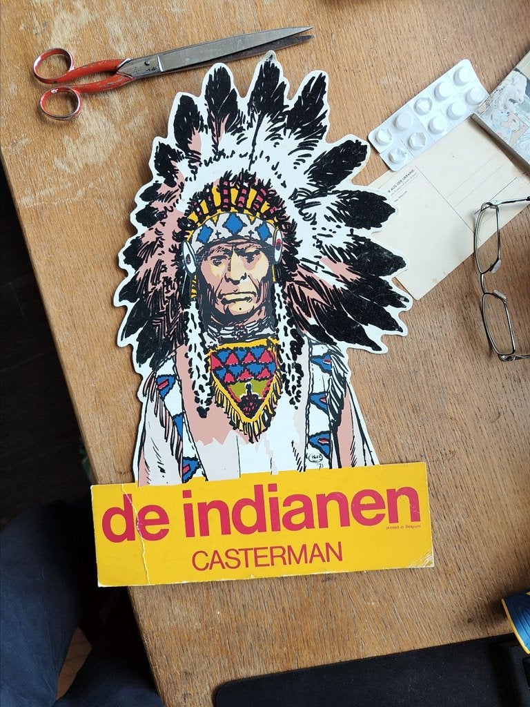 prachtig display Hans Kresse Indianen casterman, Enlèvement ou Envoi