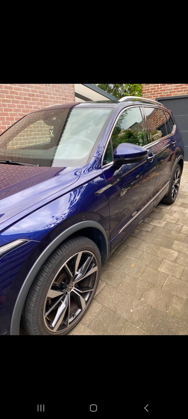 Tiguan R-line 2L TDI, Auto's, Dealer onderhouden, Blauw, Parkeerassistent, 7 zetels