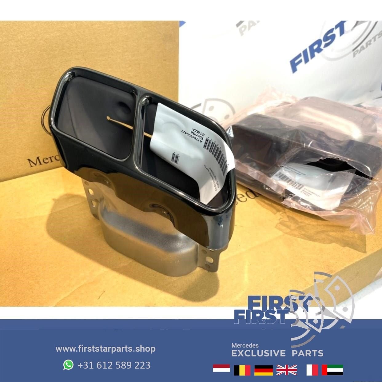 W176 A45 W117 CLA45 W156 GLA45 AMG UITLAAT SIERSTUKKEN SET Z, Utilisé, -, -, Enlèvement ou Envoi
