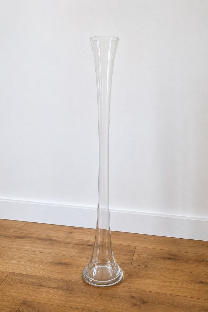 Glazen decoratievaas 120 cm – 11 stuks beschikbaar, Enlèvement, Utilisé, Article de fête