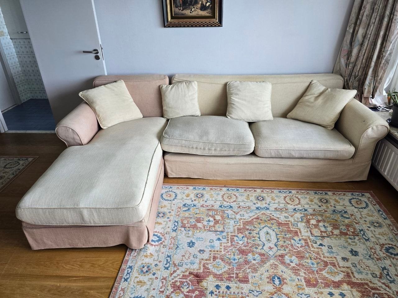 Canapé/chaise longue en L — Ensemble modulaire 2 pièces, Enlèvement