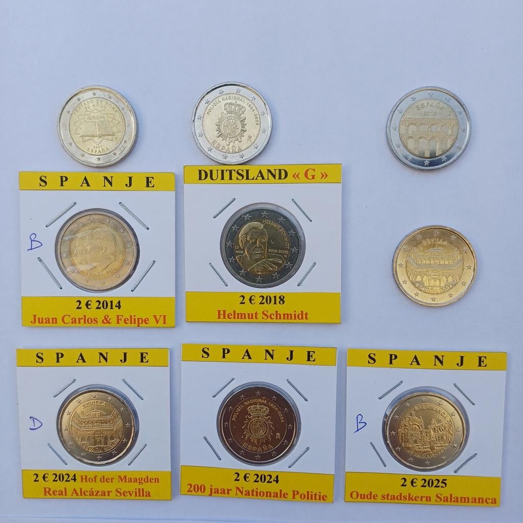 2 euro spanje  3€, Ophalen, Spanje, 2 euro