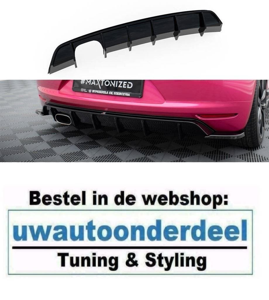 Maxton Rear Valance Centre Diffuser Spoiler Geschikt voor VW, Verzenden