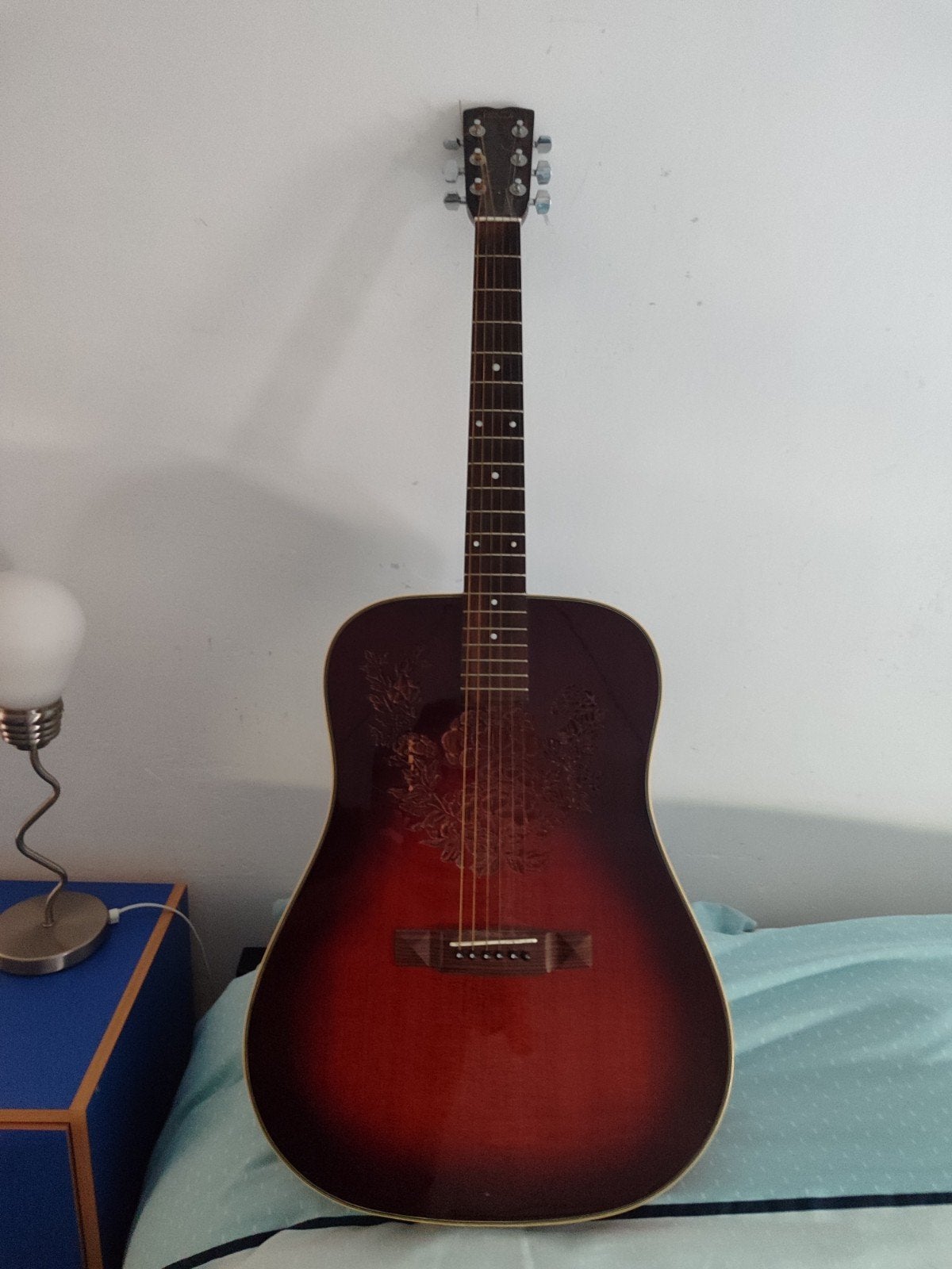 Guitare folk Shiraki Japonaise XW51, Enlèvement ou Envoi