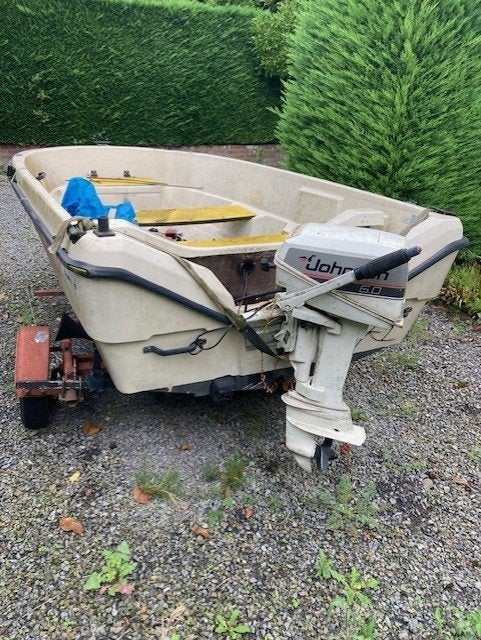 motorboot, Enlèvement, Utilisé, Polyester