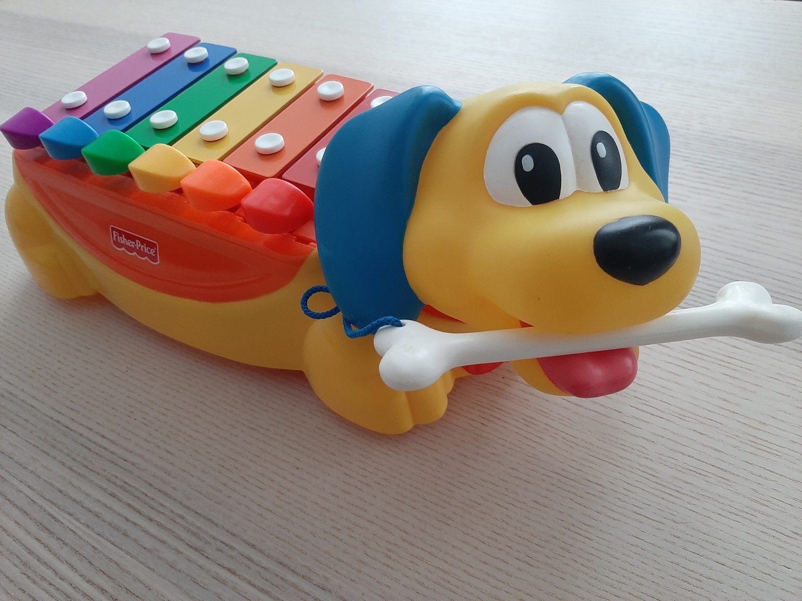 FISHER PRICE gele puppyhond xylofoon trekspeelgoed, Enlèvement
