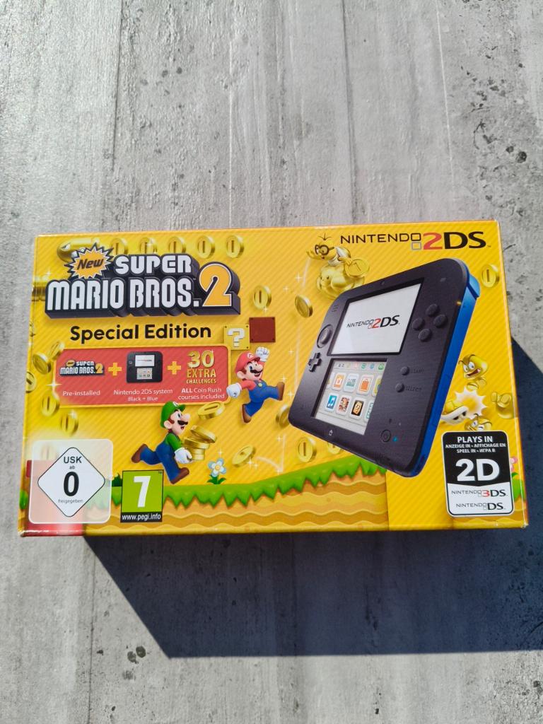 Nintendo 2DS console New Super Mario Bros. 2 Special Edition, Games en Spelcomputers, Spelcomputers | Nintendo 2DS en 3DS, Met games
