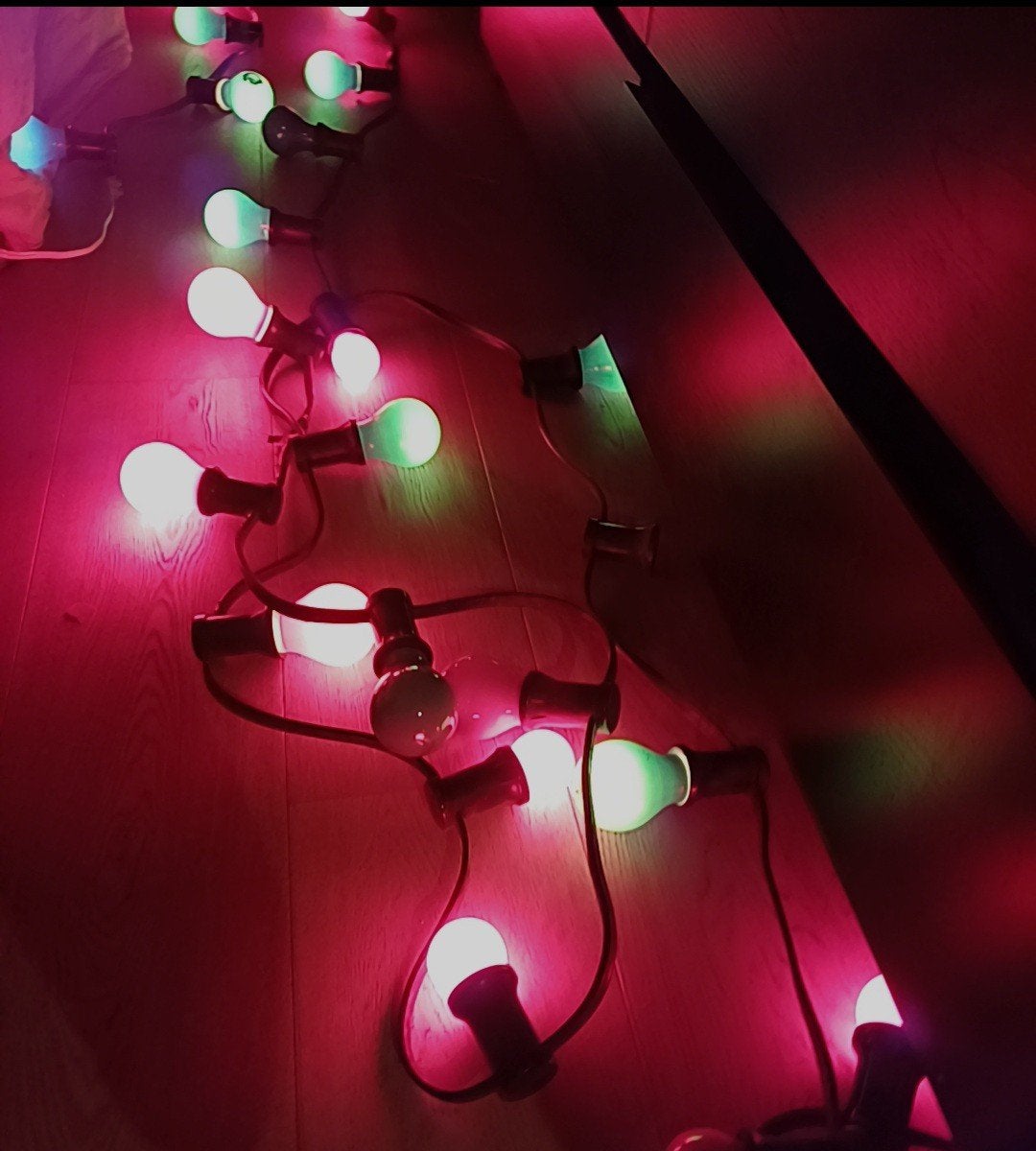 guirlande lumineuse, Enlèvement