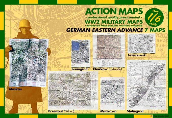 1/6 stafkaarten German Eastern Advance, Verzamelen, Speelgoed, Nieuw, Verzenden