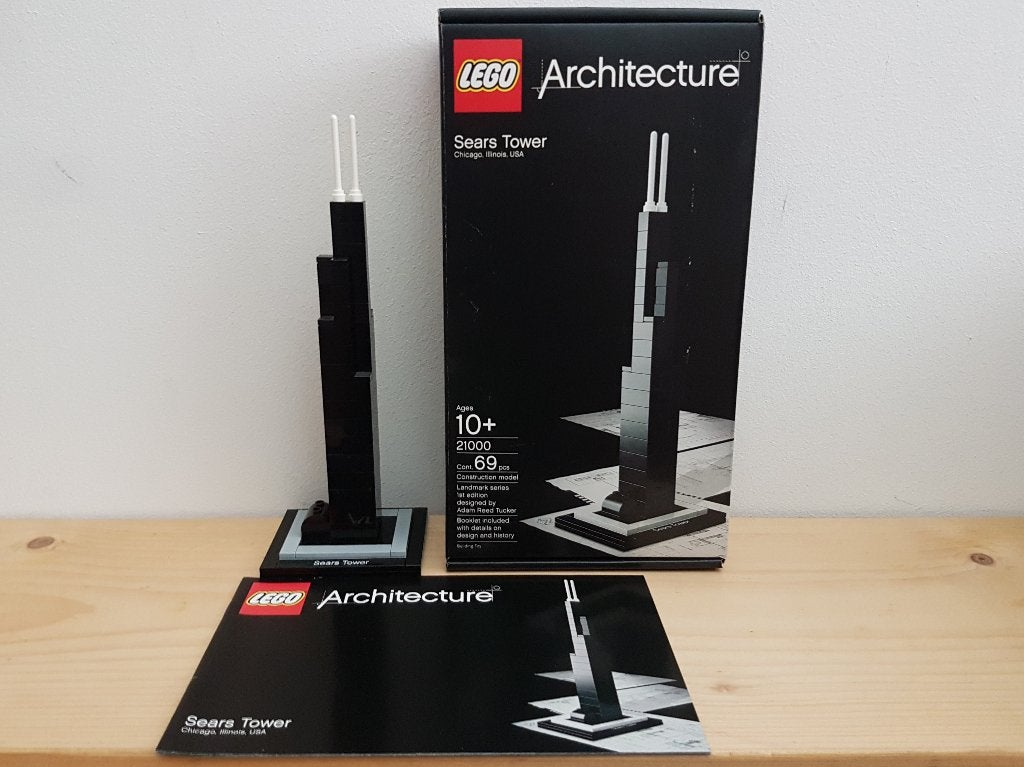 Lego Architecture 21000 Sears Tower, Compleet, Lego, Architecture, Ophalen of Verzenden