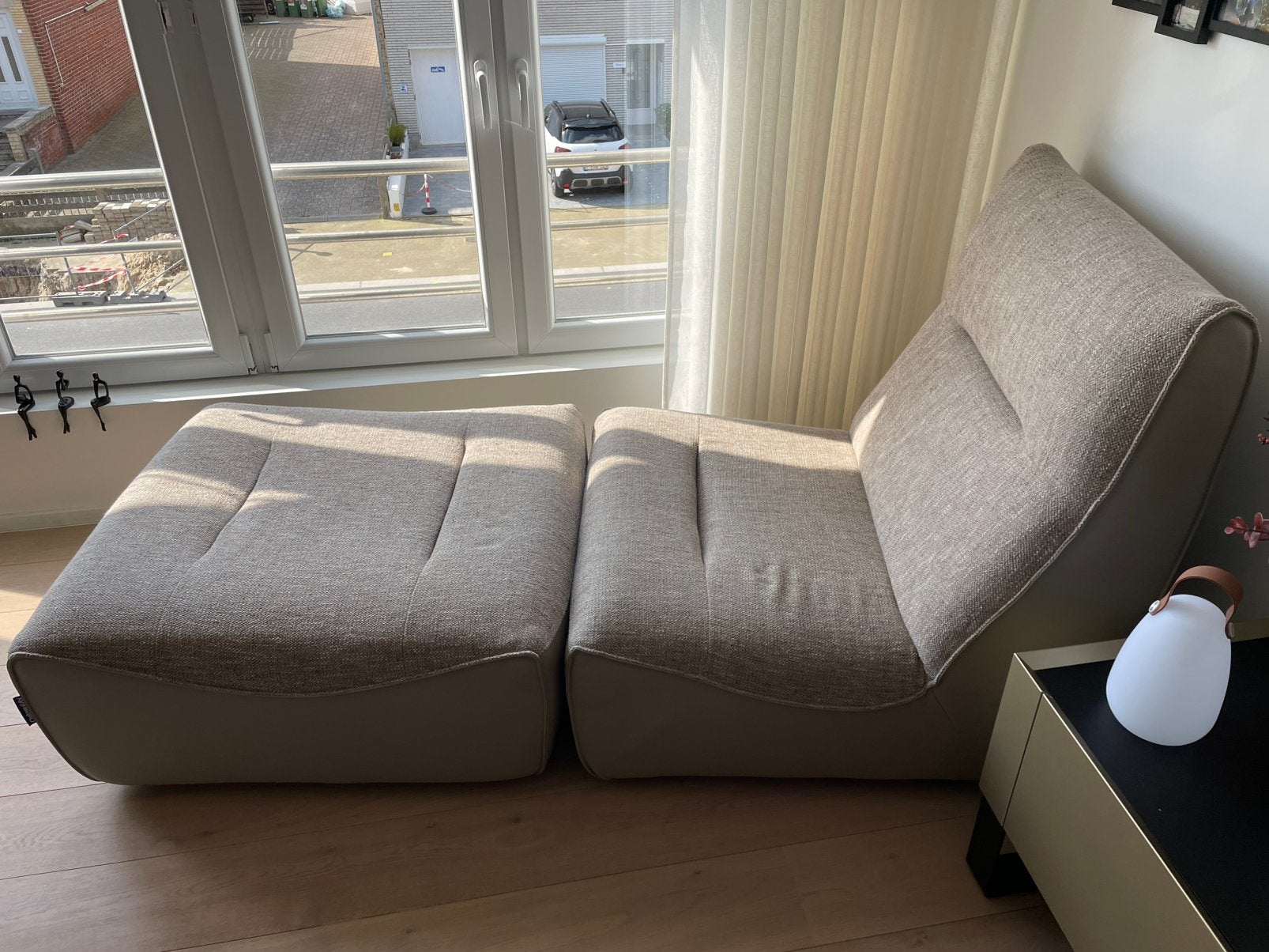 Loungezetel met poef Chateau d’ax - Nieuwstaat, Enlèvement, Comme neuf