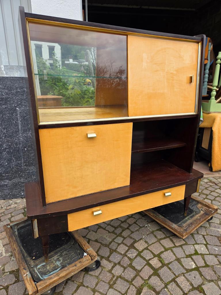 Prachtig oud raam, vintage kledingkast, Huis en Inrichting