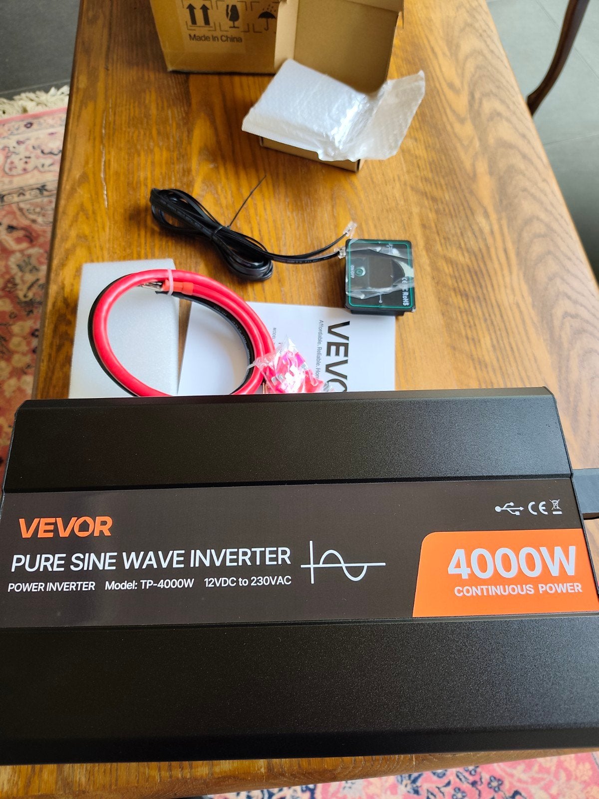 Sinus omvormer 4000w, Ophalen, Nieuw