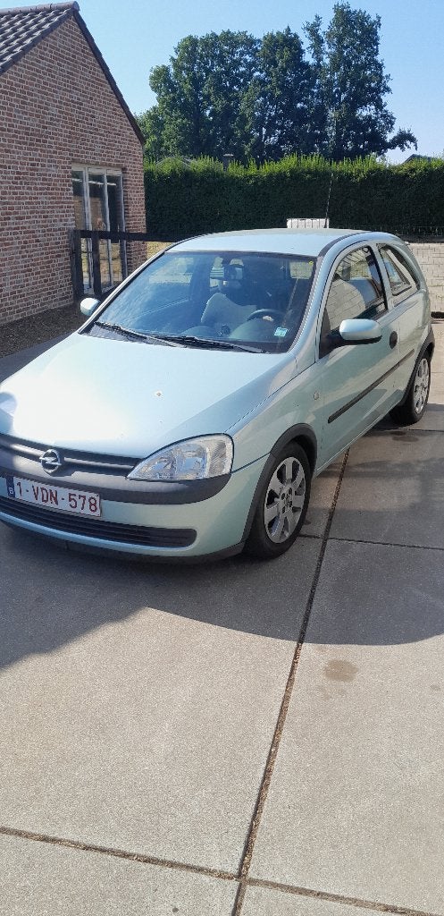2x Opel corsa lichte vracht, Stof, Blauw, Handgeschakeld, Grijs