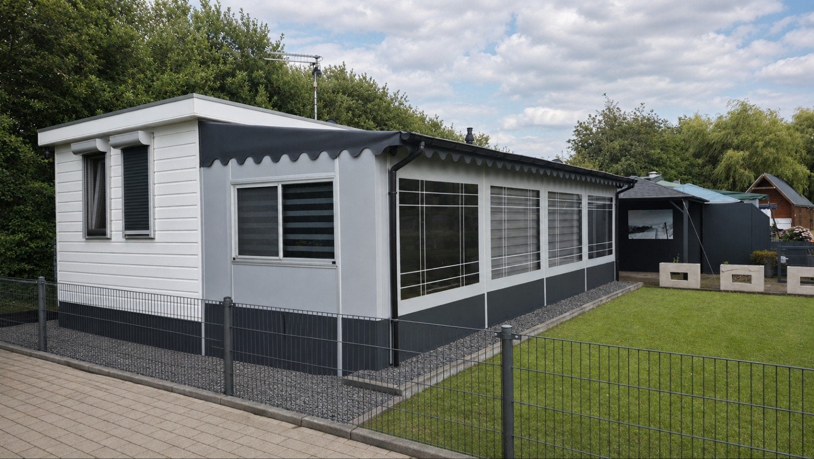 Maat chalet, tournesol wintervaste voortent, instapklaar