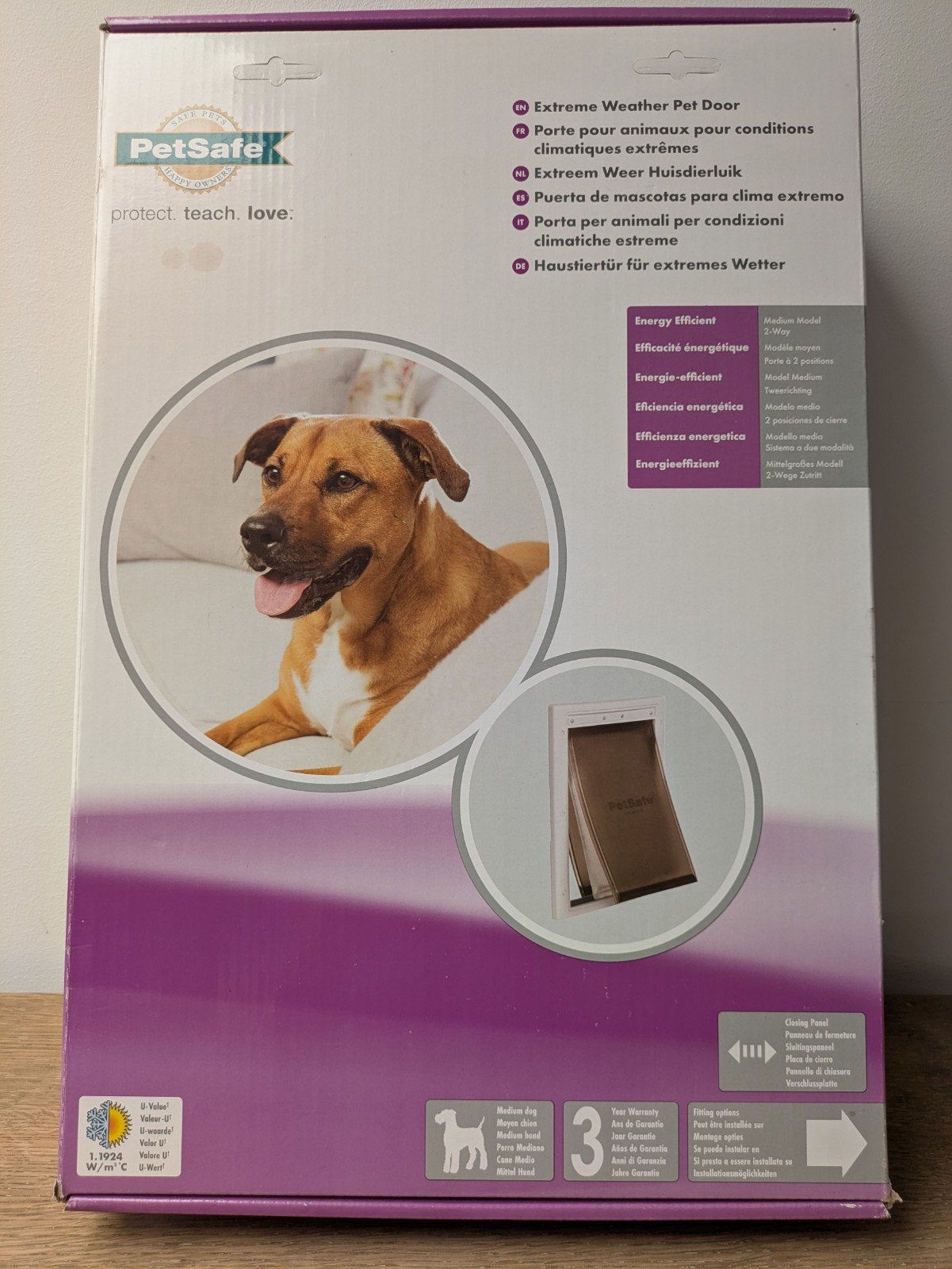 NIEUW Petsafe Extreem weer huisdierluik M, Enlèvement, Neuf