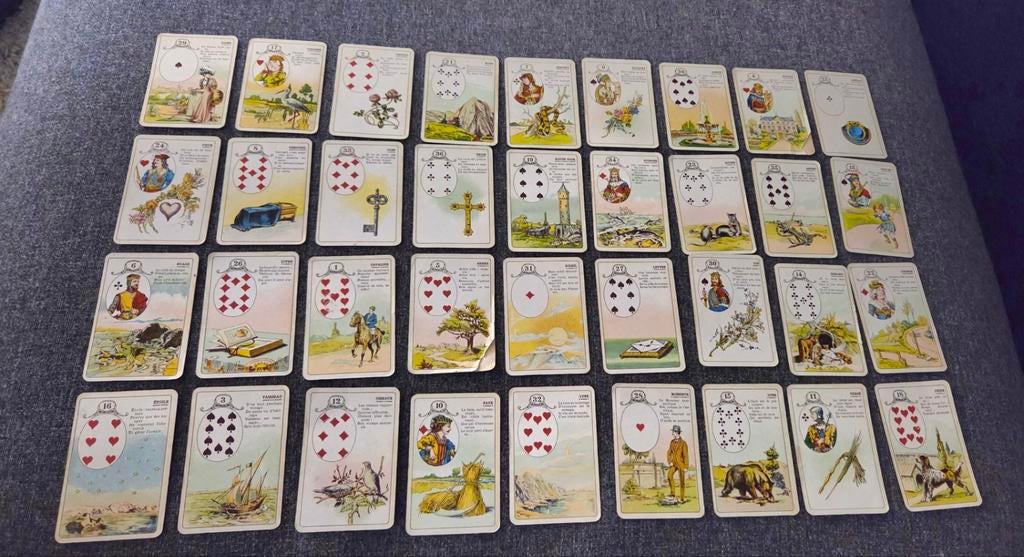 Oracle et tarot Lenormand, Enlèvement