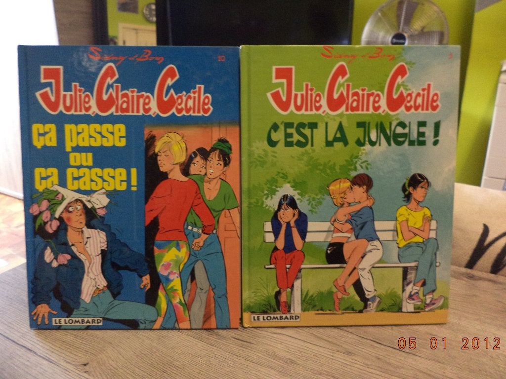 av 4 bd julie claire cecile pour 6.00 euro, Livres, Plusieurs BD, Enlèvement ou Envoi, Comme neuf