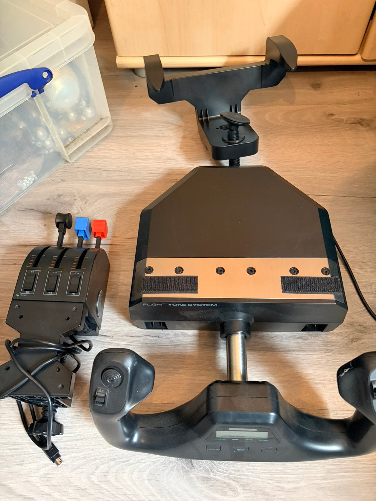 Logitech (Saitek) Pro Flight Yoke System, Ophalen, Zo goed als nieuw