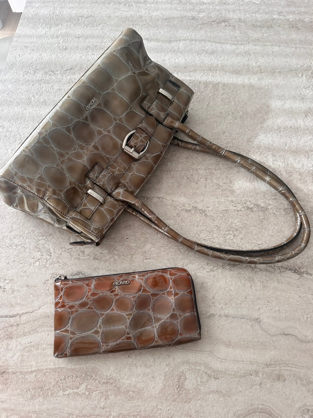 Picard nieuwe handtas, Neuf, Autres marques, Cuir, Vert