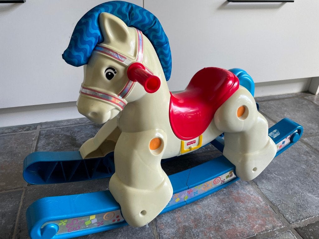 fisher price schommelpaard, vintage, Kinderen en Baby's, Speelgoed | Fisher-Price, Ophalen of Verzenden