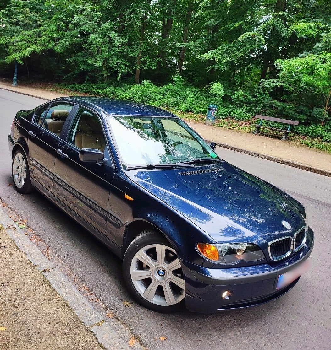 BMW 318i E46, 2.0 essence, Facelift, manuelle, cuir, airco, Cuir, Achat, Beige, Boîte manuelle