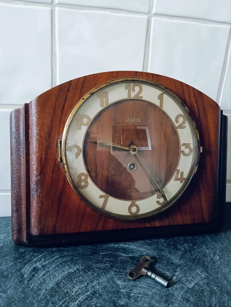Antieke wandklok Junghans anno '40-'50, Ophalen of Verzenden