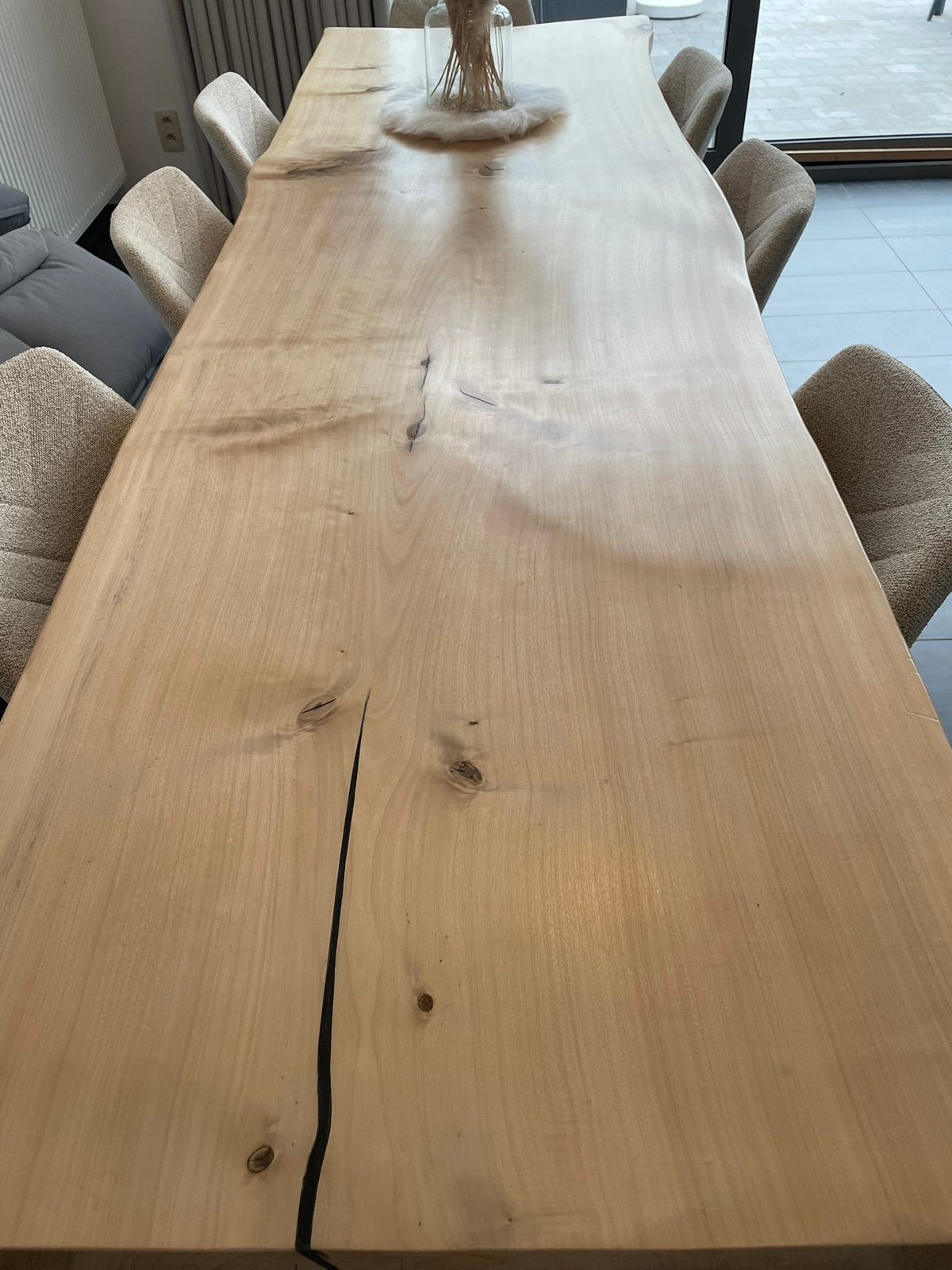 Houten tafelblad, Ophalen, Gebruikt