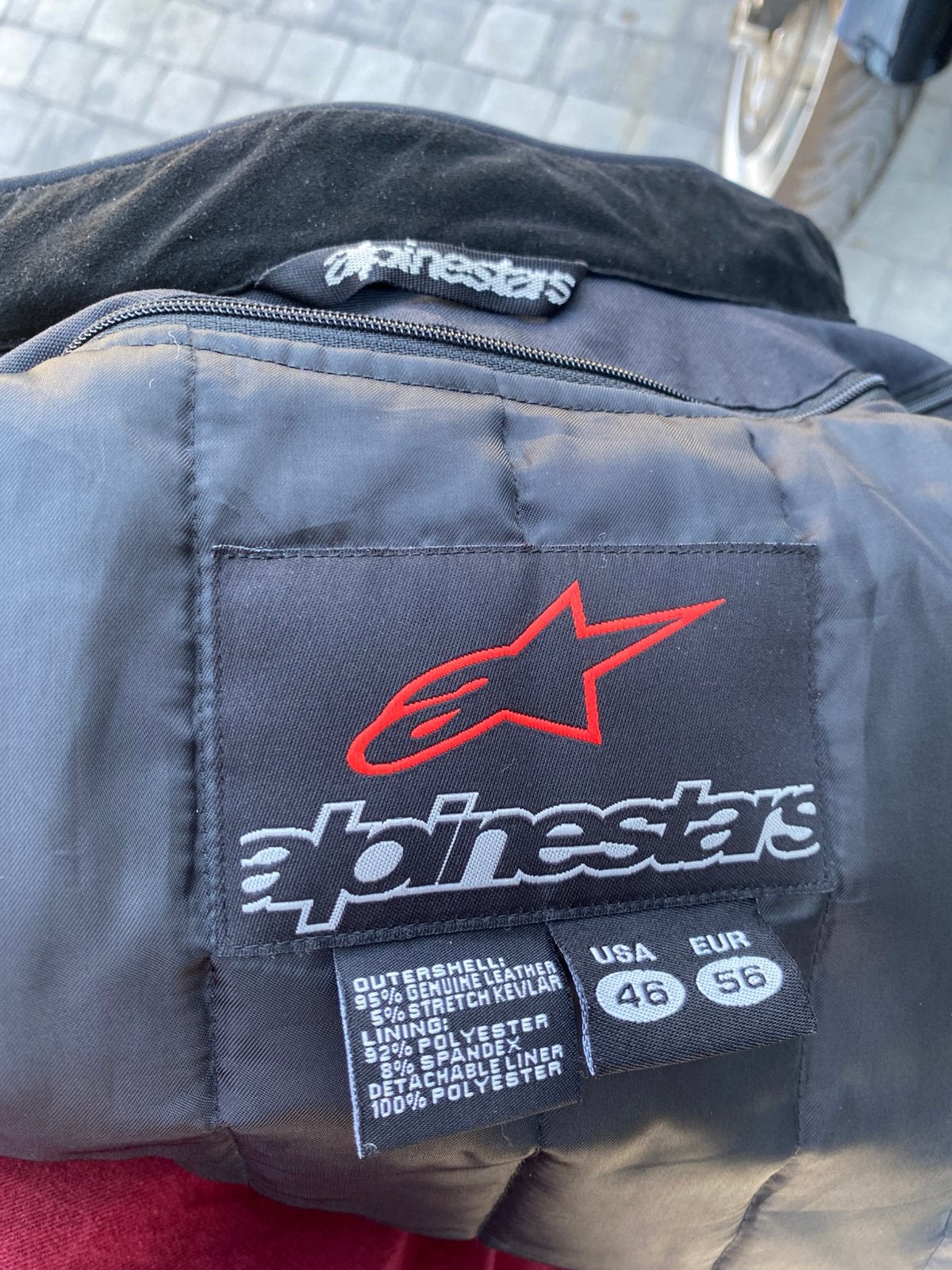 Alpinestars motorjas motorkleding jas leder, Motoren, Kleding | Motorkleding, Ophalen