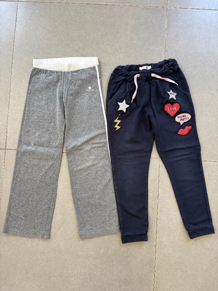2 joggings maat 6-7 jaar Name It & Decathlon - goede staat., Broek, Gebruikt, Meisje, Name it