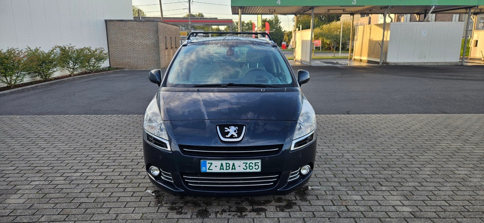 Peugeot 5008 automat, Auto's, Automaat, Beige, 4 cilinders, Blauw