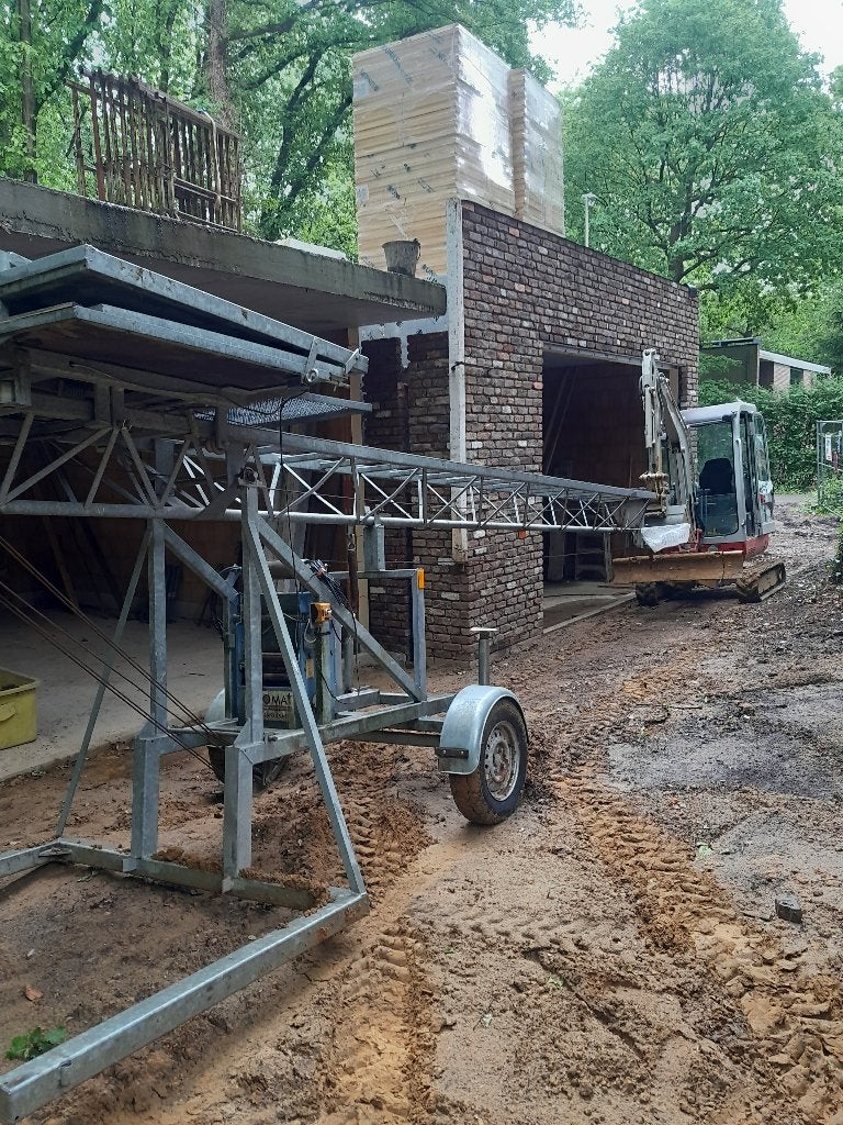 Bouwlift te koop 400kg 6m, Bricolage & Construction, Monte-charges, Enlèvement, Comme neuf, Ascenseur de chantier