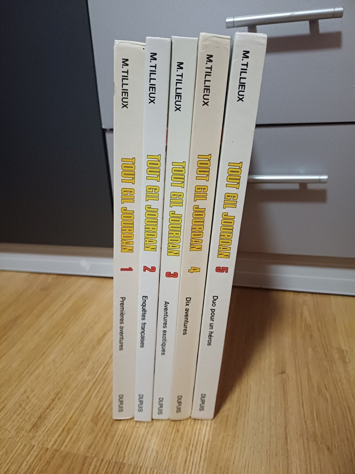 Bd Integrale Tour Gil Jourdan 1 tot 5, Boeken, Meerdere stripboeken, Ophalen of Verzenden, M. Tillieux