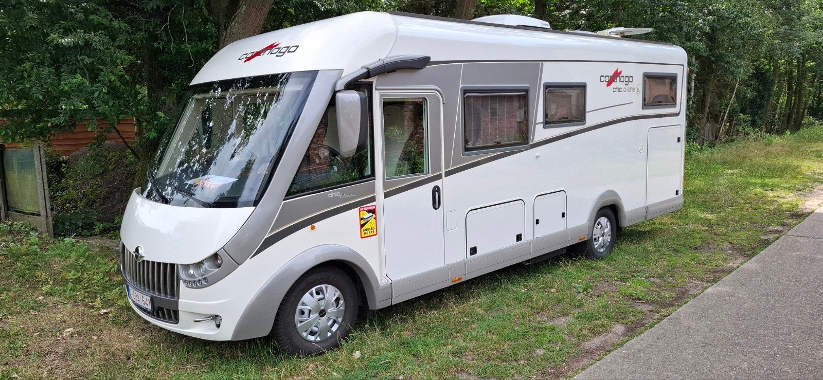 Carthago chic c line 4.9 l for two, Caravanes & Camping, Fiat, Particulier, Auvent, Toilette à cassette