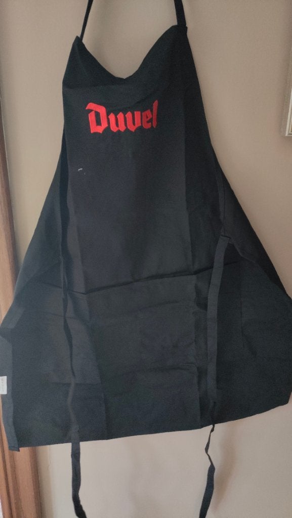 Duvel keukenschort, Ophalen, Nieuw, Duvel