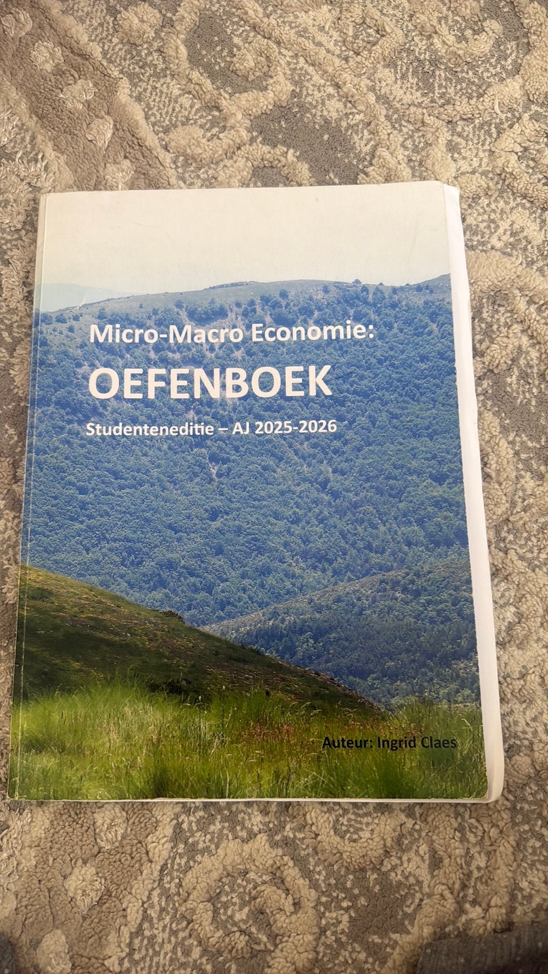 Micro-macro economie: oefenboeken 2025-2026, Ophalen, Zo goed als nieuw